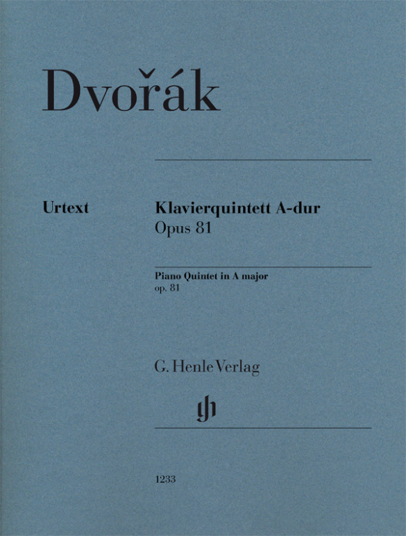 HENLE VERLAG DVORAK A. - PIANO QUINTET OP.81