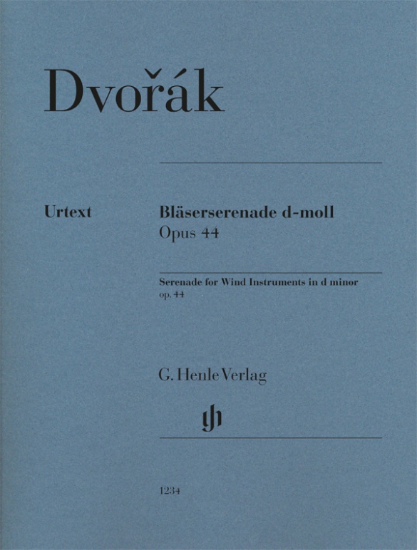 HENLE VERLAG DVORAK A. - SERENADE A VENT EN RE MINEUR OP.44