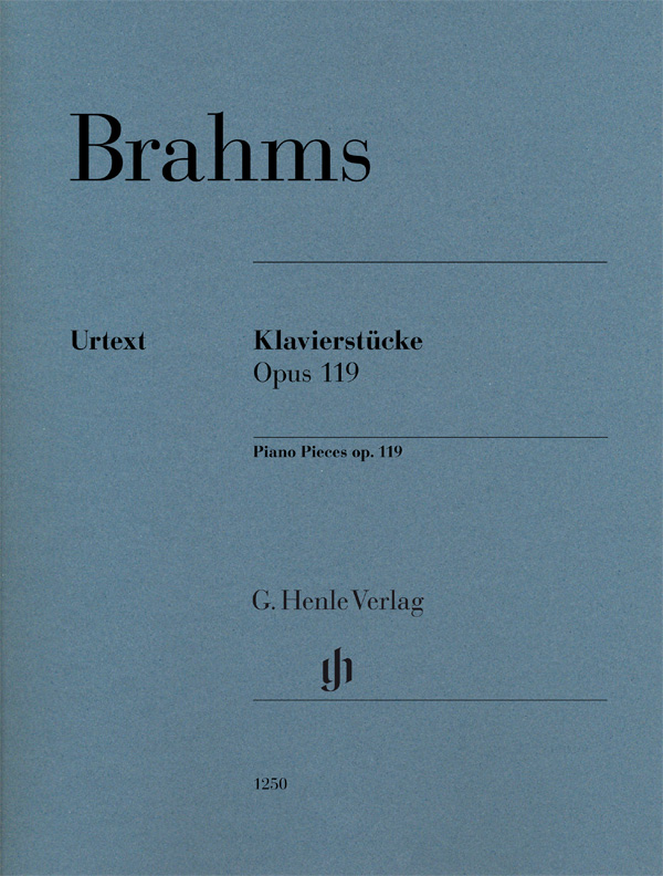 HENLE VERLAG Brahms Johannes - Piano Pieces Op.119