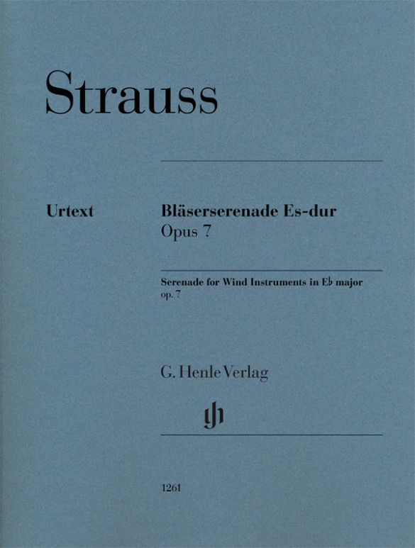 HENLE VERLAG Strauss Richard - Serenade A Vents En Mi Bemol Majeur Op.7 - Parties Separees