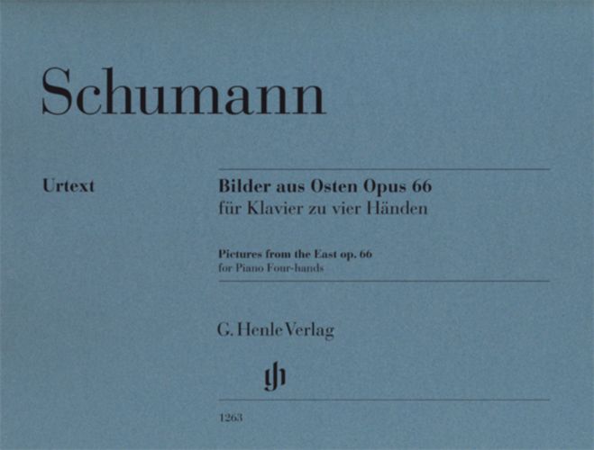 HENLE VERLAG SCHUMANN R. - BILDER AUS OSTEN OP.66 - PIANO 4 MAINS 