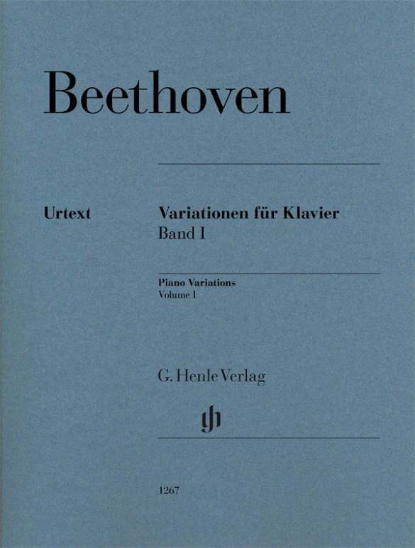 HENLE VERLAG BEETHOVEN L.V. - VARIATIONS FOR PIANO, VOLUME I