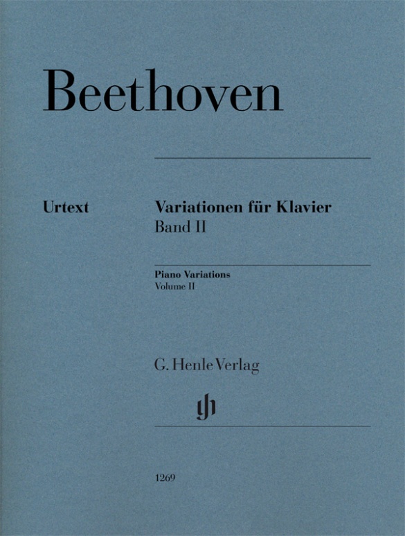 HENLE VERLAG BEETHOVEN L.V. - VARIATIONS FOR PIANO, VOLUME 2
