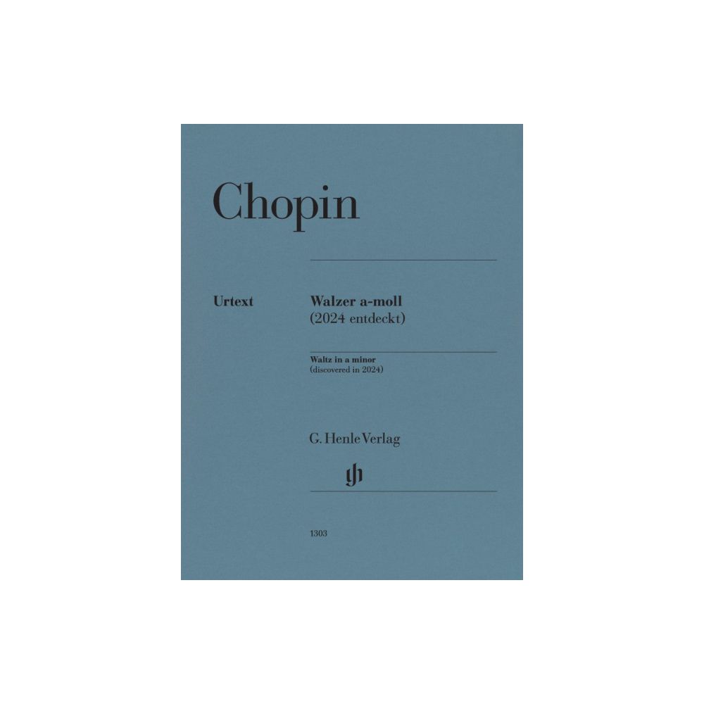 HENLE VERLAG CHOPIN FREDERIC - VALSE EN LA MINEUR (DECOUVERTE EN 2024)