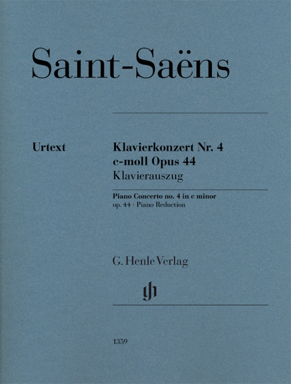 HENLE VERLAG SAINT-saens Camille - Concerto Pour Piano N°4 Op.44 - 2 Pianos
