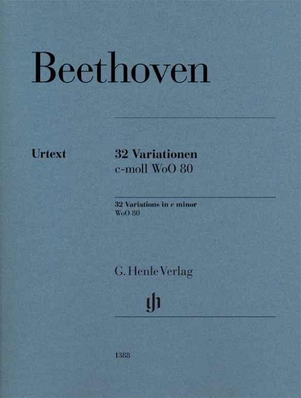 HENLE VERLAG BEETHOVEN L.V. - 32 VARIATIONS C-MOLL WoO 80 - PIANO 