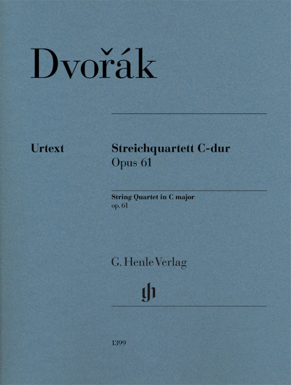 HENLE VERLAG Dvorak A. - Quatuor A Cordes Op.61 - Parties Separees
