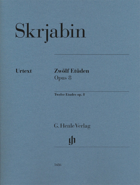 HENLE VERLAG SCRIABINE A. - 12 ETUDES OP.8 - PIANO