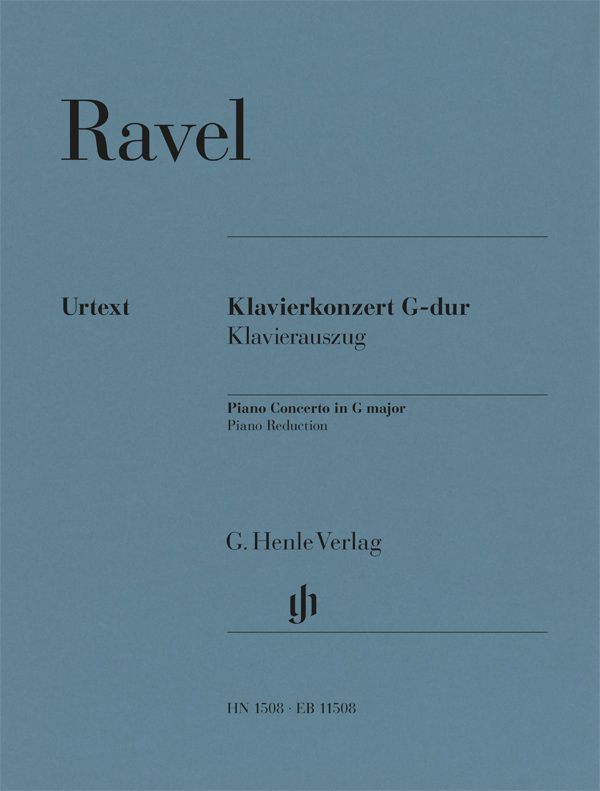 HENLE VERLAG RAVEL MAURICE - CONCERTO POUR PIANO EN SOL MAJEUR