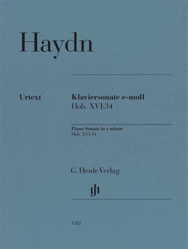 HENLE VERLAG HAYDN J. - SONATE E-MOLL HOB. XVI:34 - PIANO