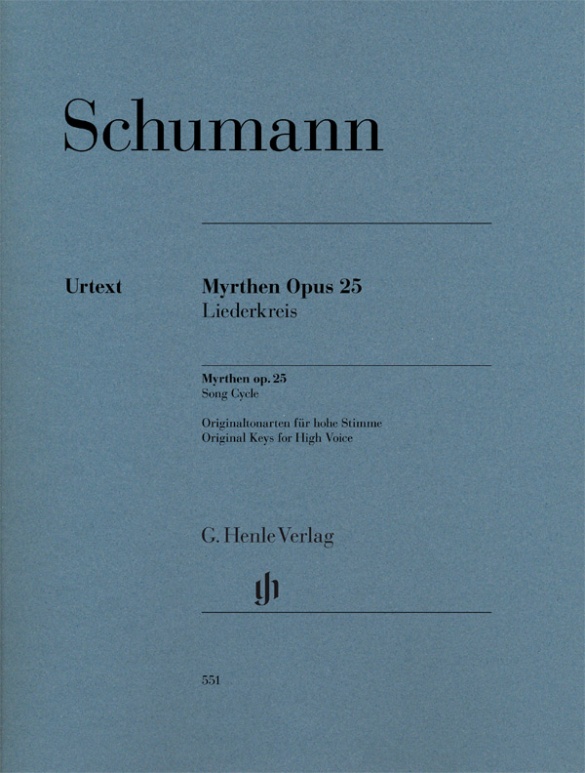 HENLE VERLAG Schumann Robert - Myrthen Op.25