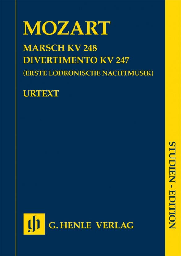 HENLE VERLAG MOZART W.A. - MARSCH KV 248 / DIVERTIMENTO KV 247 (ERSTE LODRONISCHE NACHTMUSIK) - CONDUCTEUR