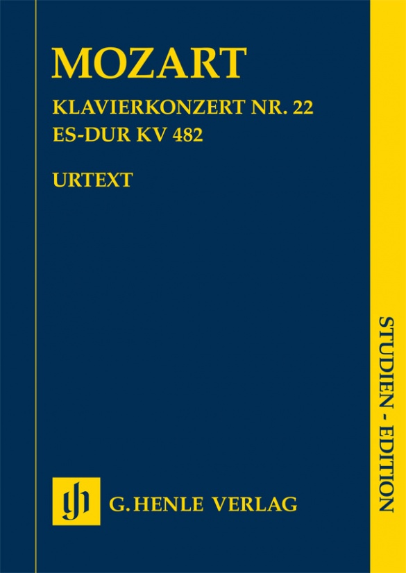 HENLE VERLAG MOZART W.A. - CONCERTO POUR PIANO N.22 KV 482 - SCORE