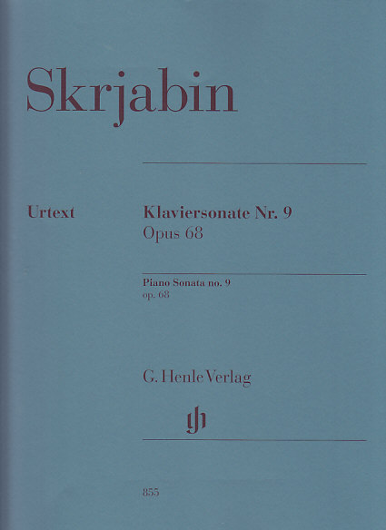 HENLE VERLAG SKRJABIN ALEXANDER - PIANO SONATA NO. 9 OP. 68 