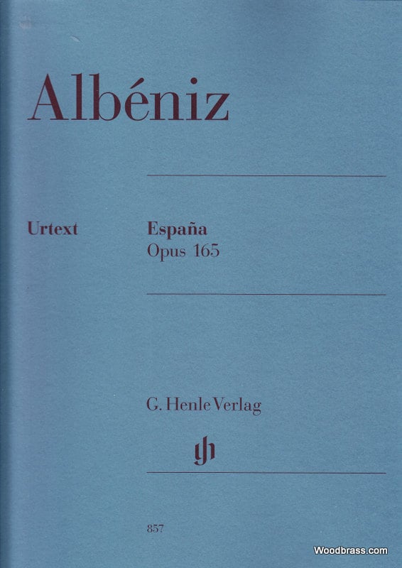 HENLE VERLAG ALBENIZ I. - ESPANA OP. 165 - PIANO