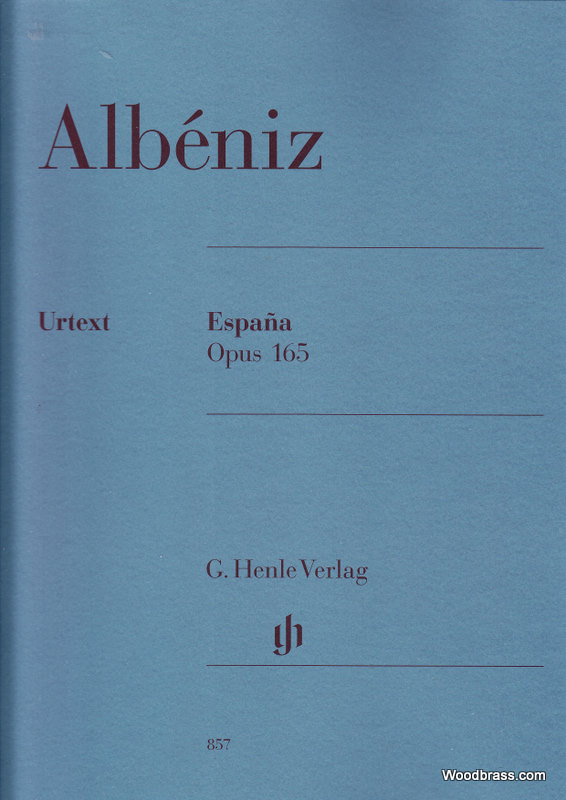 HENLE VERLAG ALBENIZ I. - ESPANA OP. 165 - PIANO