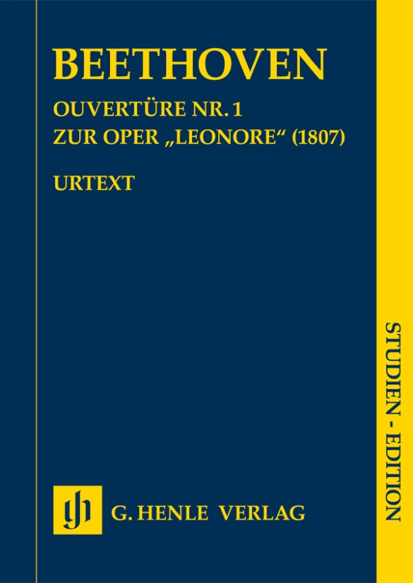 HENLE VERLAG BEETHOVEN L.V. - OUVERTURE N°1 POUR L'OPERA 