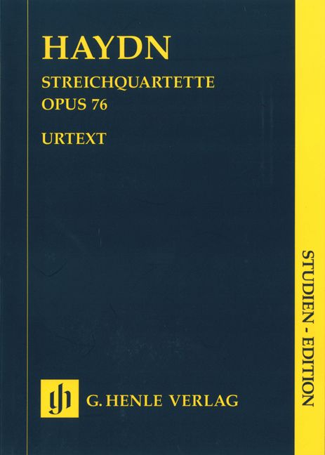 HENLE VERLAG HAYDN J. - STRING QUARTETS VOLUME X OP. 76 NR. 1-6