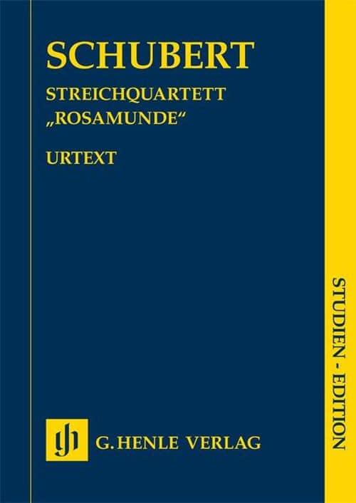 HENLE VERLAG SCHUBERT F. - QUATUOR A CORDES LA MINEUR OP.29 D 804 