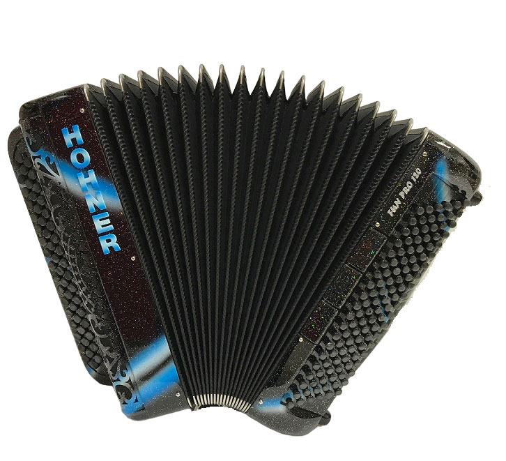 HOHNER FUN PRO 120B BLACK BLUE TAG