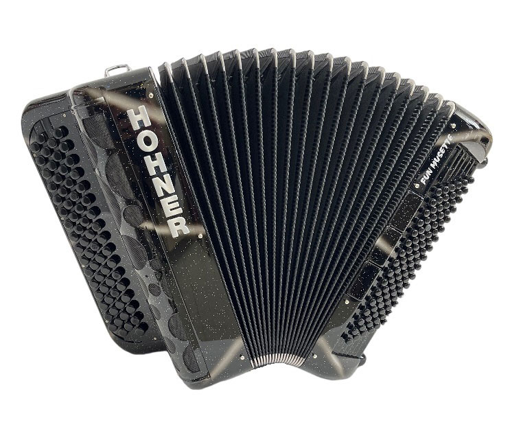 HOHNER FUN MUSETTE 96B ZWART TAG GRIJS