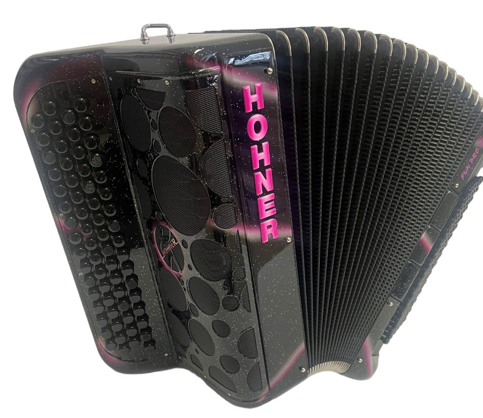 HOHNER FUN PRO 96B ETIQUETA MORADA