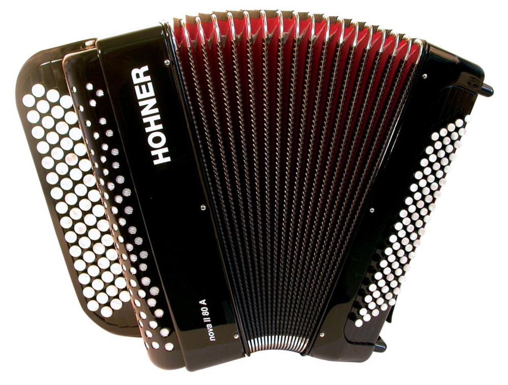 HOHNER Nova II 80a Noir Touches Boutons