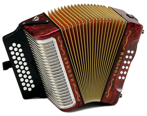 HOHNER Corona 3 GCF Rouge