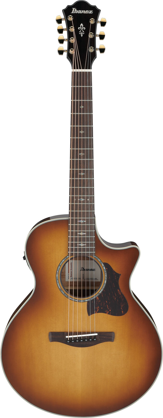IBANEZ Ae3007Fmh-Tbh Tobacco Edge Burst High Gloss