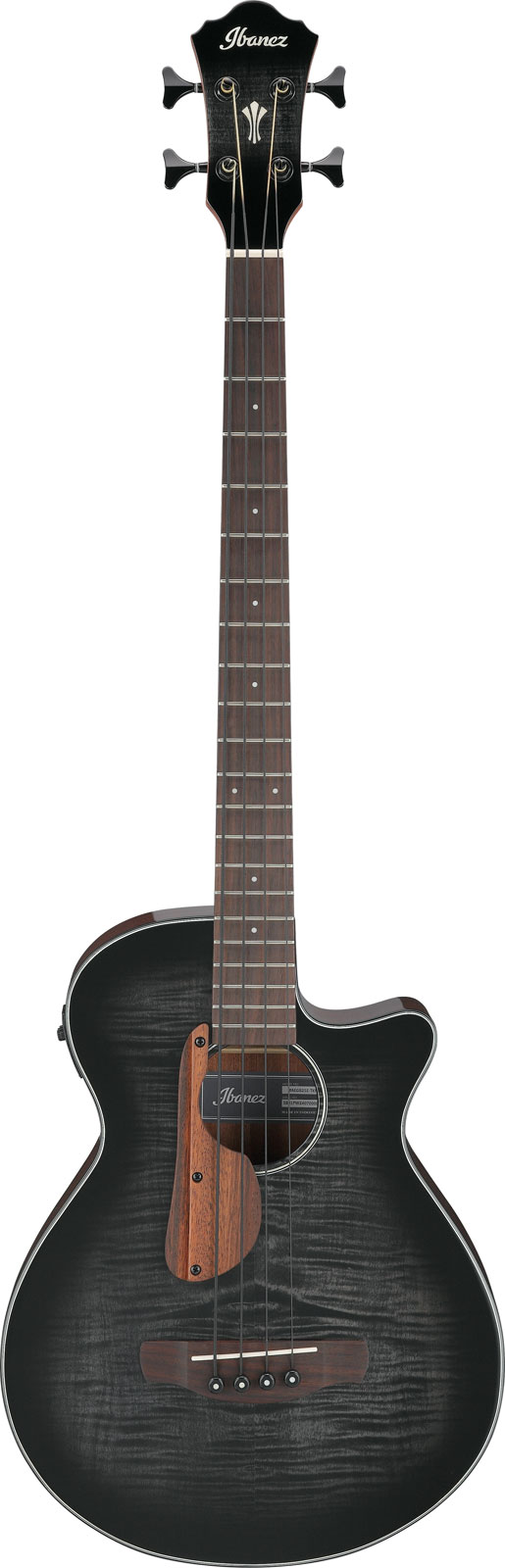 IBANEZ AEGB25E-TKH Transparent Black Sunburst