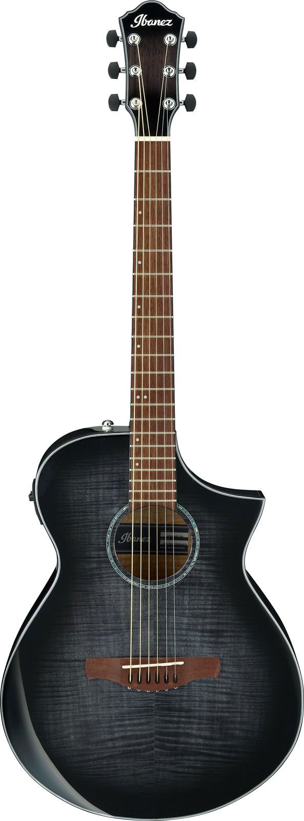 IBANEZ AEWC400-TKS Transparent Black Sunburst