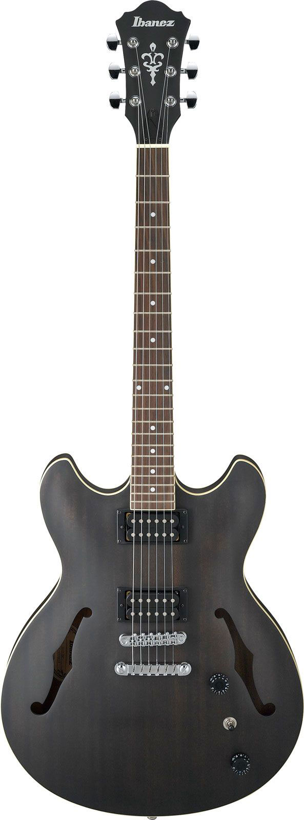 IBANEZ As53-Tkf Transparent Black Flat Artcore