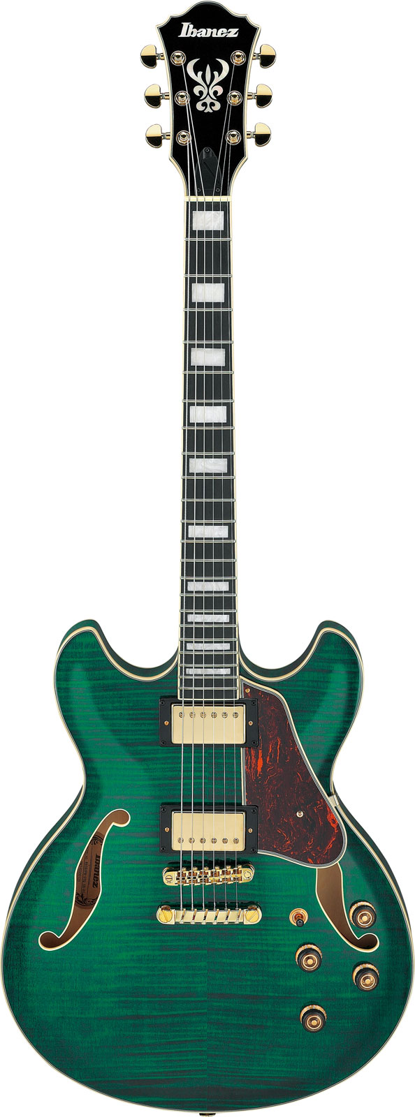 IBANEZ AS93FM-TMG Transparent Moss Green Artcore Expressionist