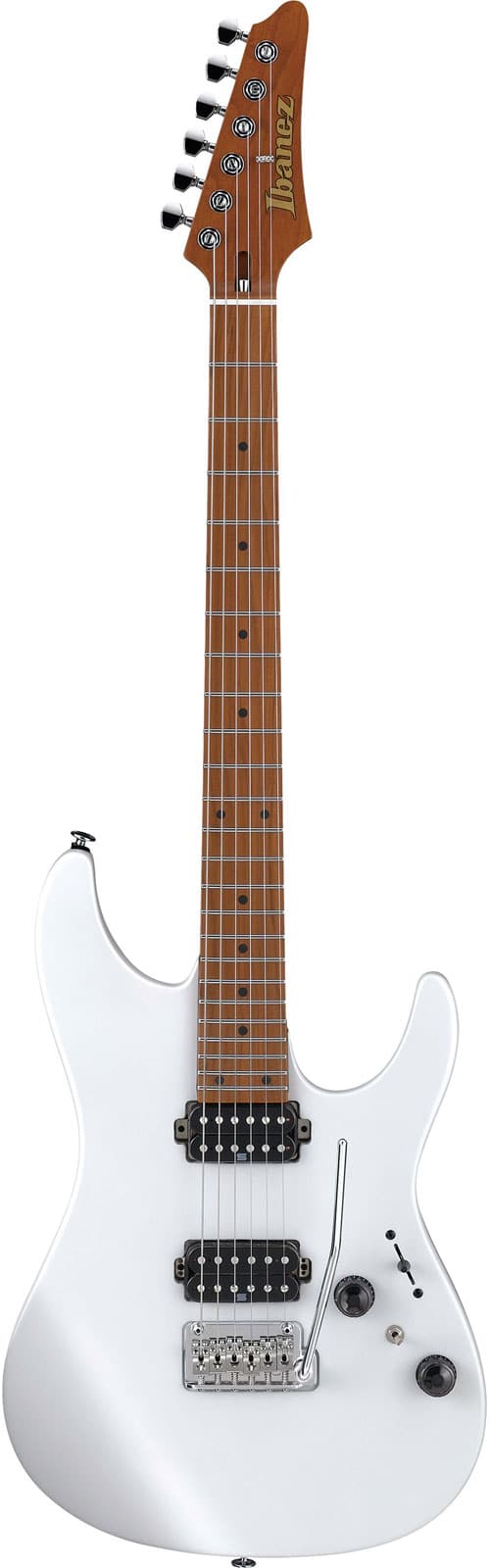 IBANEZ AZ2402-PWF-PEARL WHITE FLAT PRESTIGE