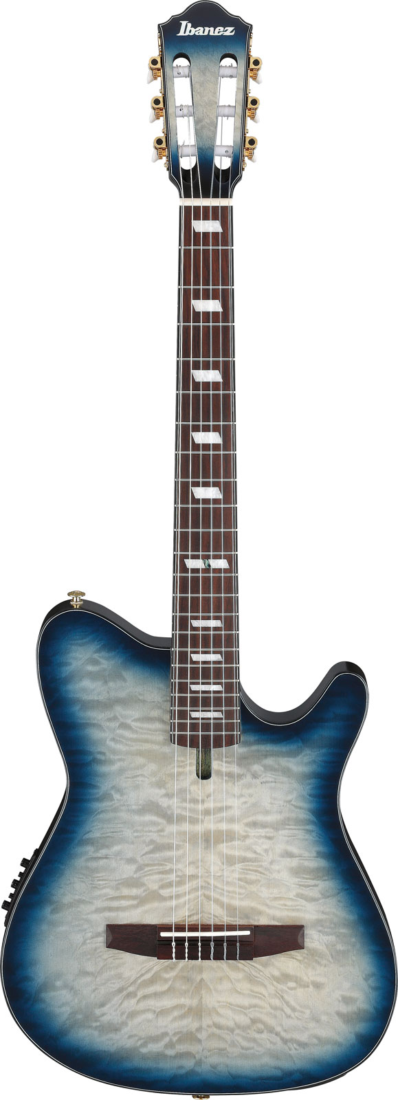 IBANEZ FRH20QMNCTL Cosmic Blue Starburst Low Gloss