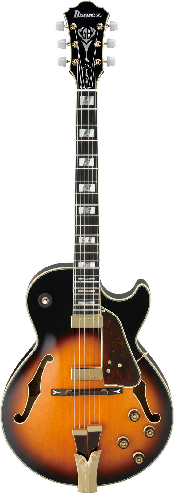 IBANEZ Gb10-Bs Brown Sunburst Signature George Benson
