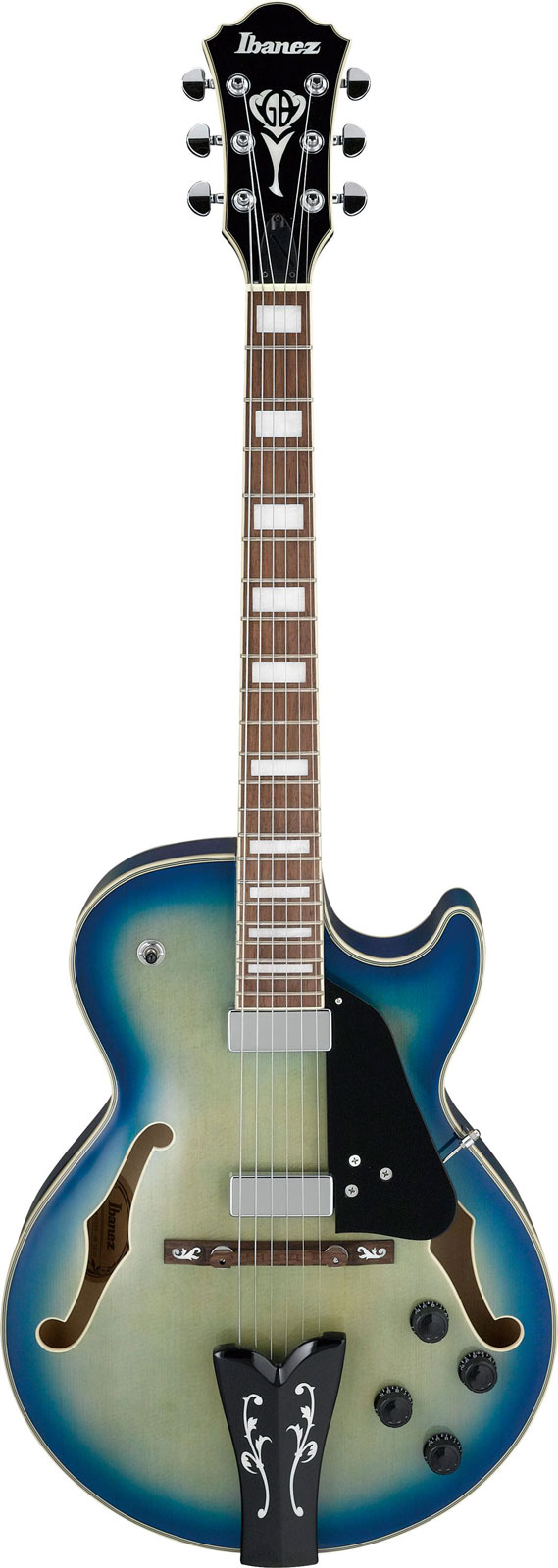 IBANEZ GB10EM-JBB Jet Blue Burst Signature George Benson