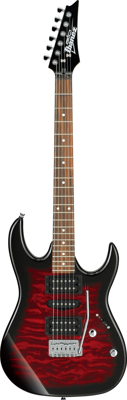 IBANEZ GRX70QA-TRB Transparent Red Burst GRX Gio