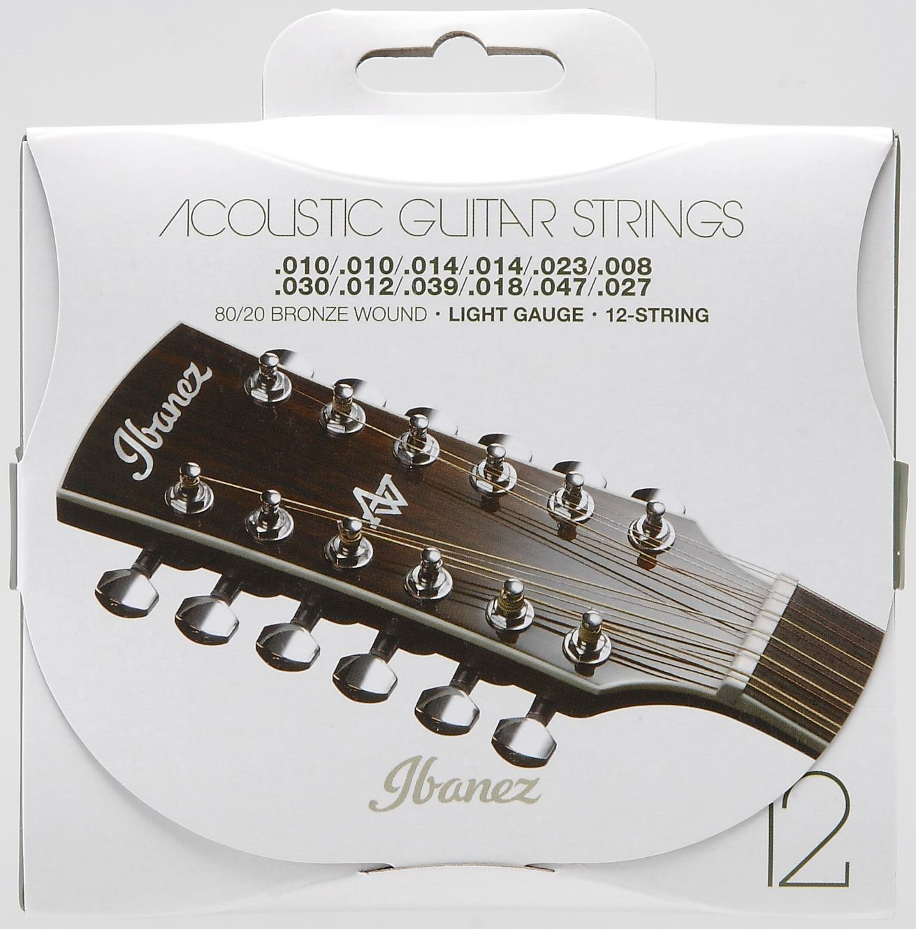 Ibanez Iacs12c Acoustic Guitar String Iacs Woodbrass Com
