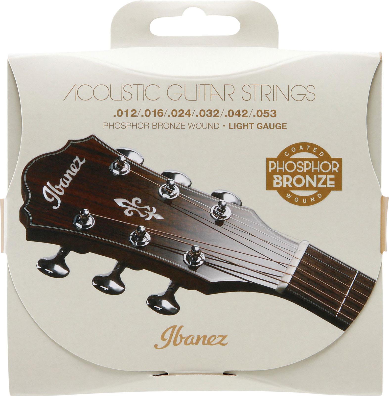 IBANEZ IACSP6c Phosphor Bronze Wound Light 12-53