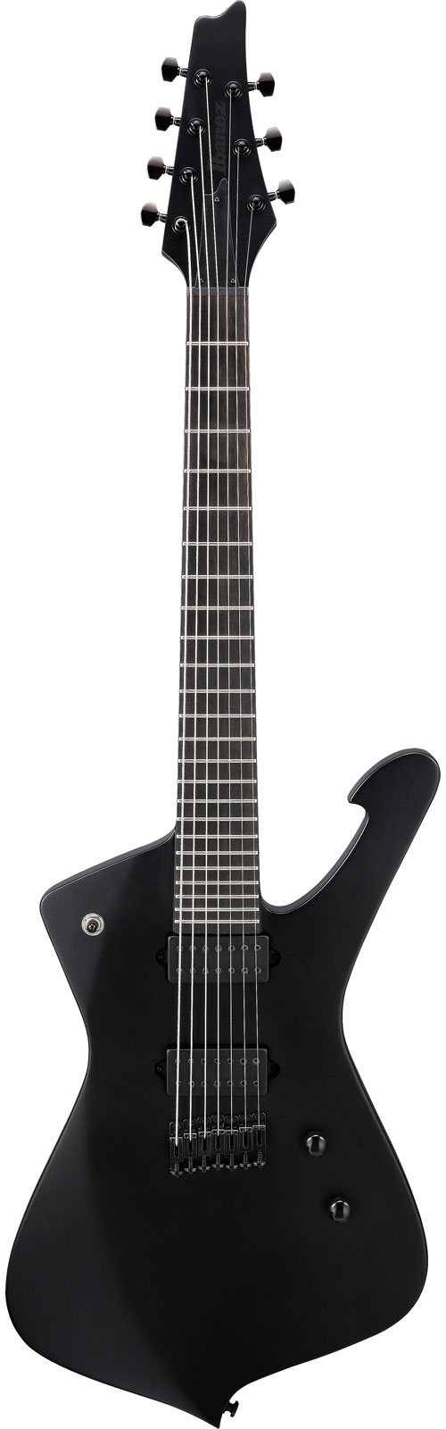 Ibanez ICTB721-BKF Black Flat Iceman Iron Label