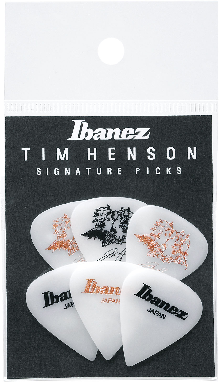 IBANEZ Tim Henson Sign. Teardrop, 1.11mm, 6-Pack