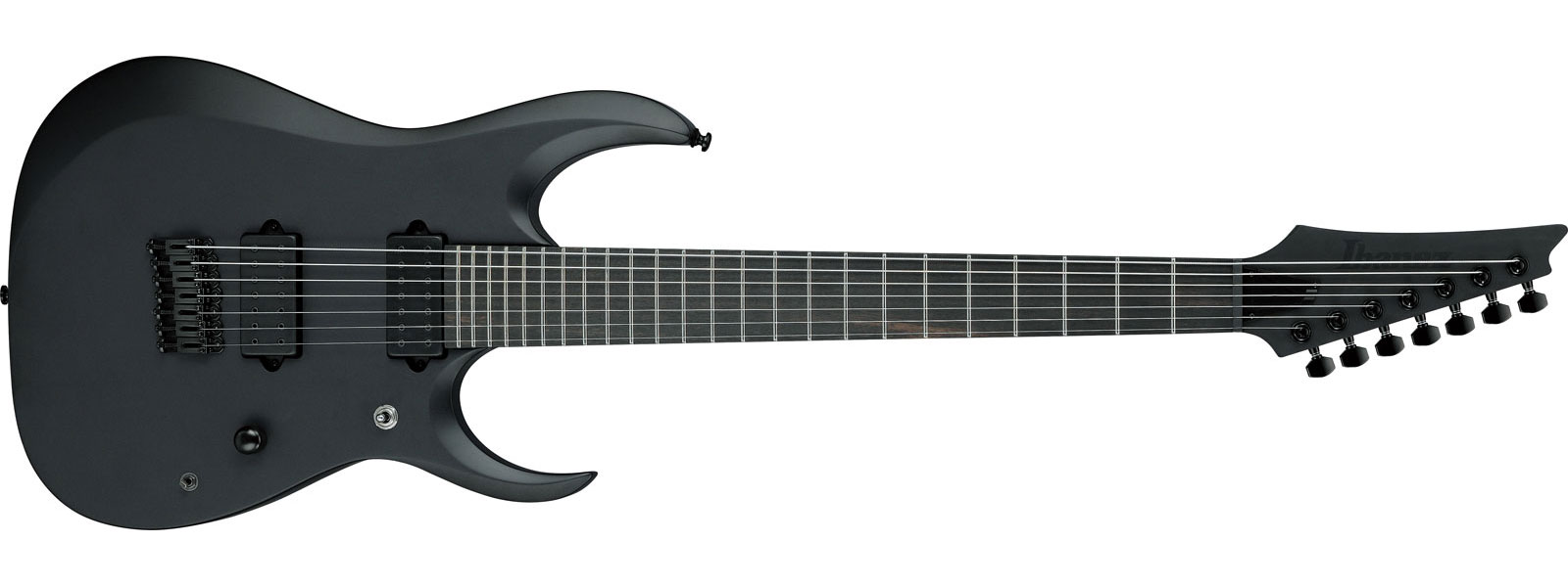 IBANEZ Rgdrb71-Bkf Black Flat Iron Label