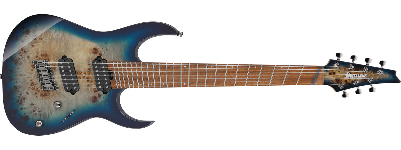IBANEZ Rgms7Pb-Cbs Cosmic Blue Star Burst