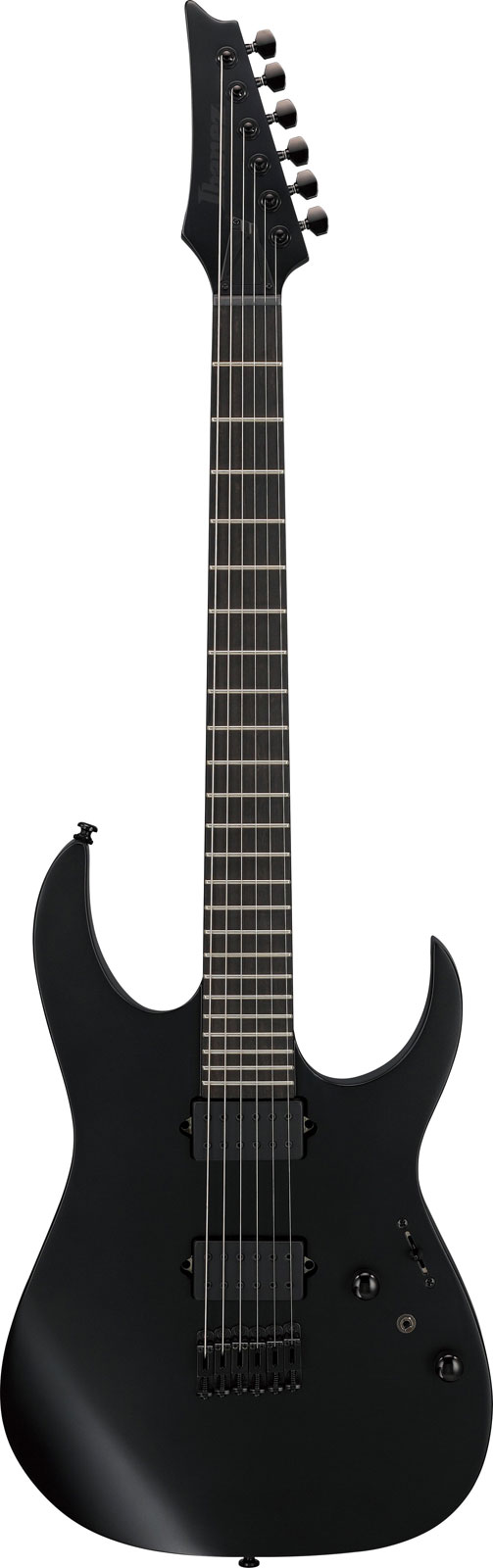 IBANEZ RGRTB621-BKF Black Flat RGRT Iron Label