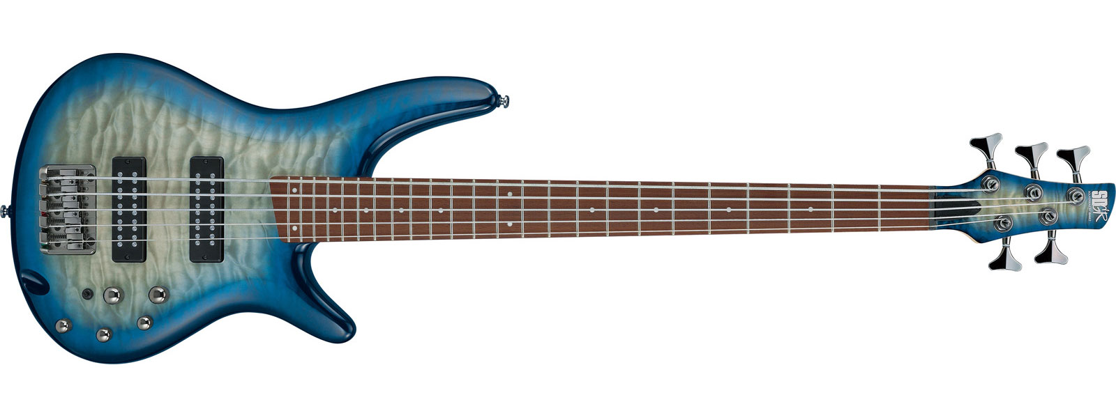 IBANEZ SR405EQM-SCB Stained Cosmic Blue Starburst