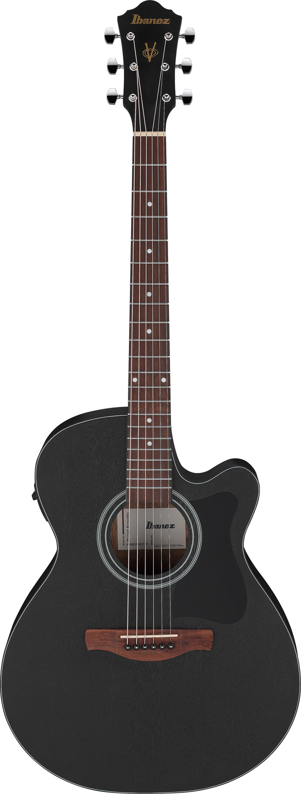 IBANEZ VC44CE-WK Weathered Black Open Pore