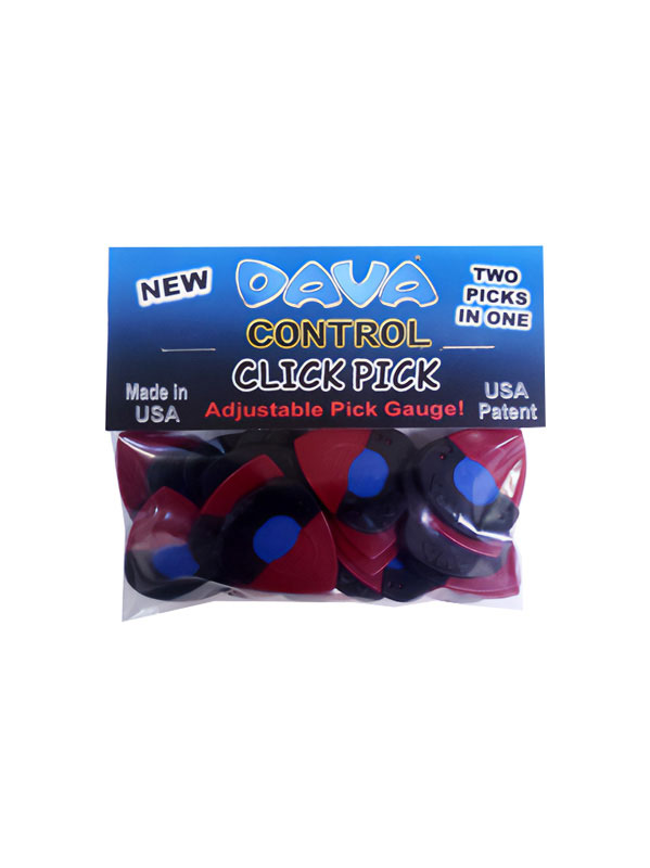 DAVA Médiators Click Pick 2-EN1, Sachet De 24 Pcs