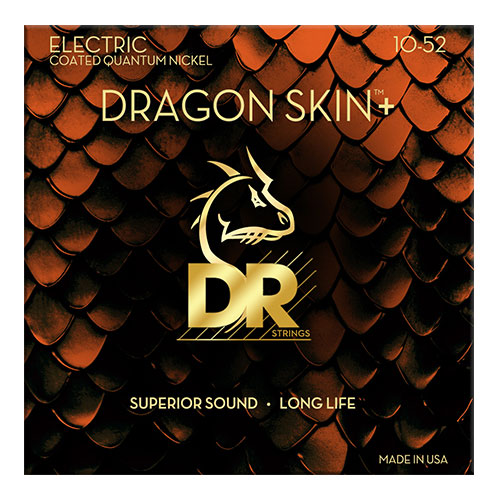 DR STRINGS 10-52 Dragon Skin+ Coated Medium