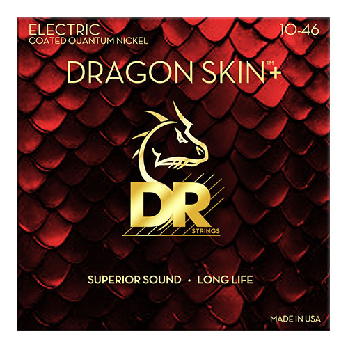 DR STRINGS 10-46 DRAGON SKIN+ COATED MEDIUM